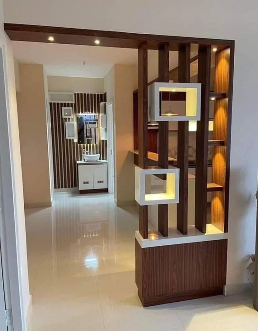 contoh sekat ruangan minimalis model 7